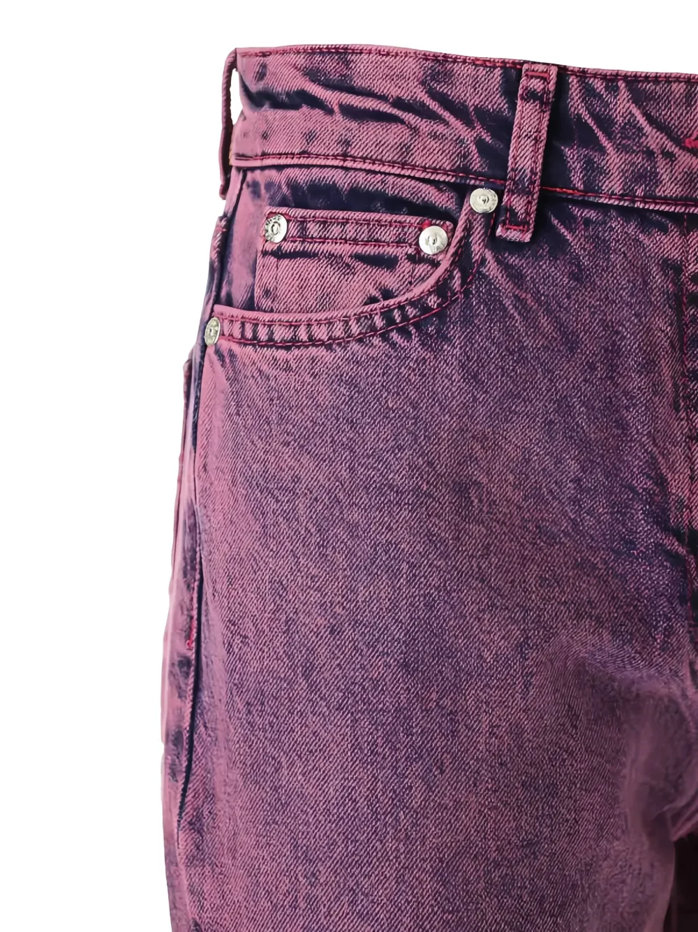 MOSCHINO JEANS Broek met franje Paars