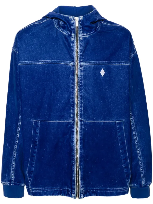 【2024年】お歳暮ギフト Velour Cross Milan Of County Burlon Marcelo Jacket Blue | ジャケット・アウター