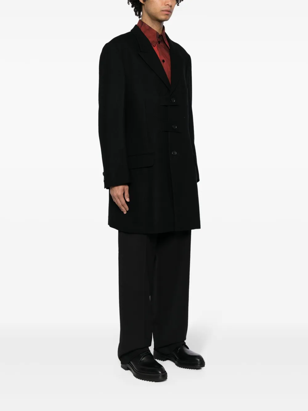 Yohji Yamamoto Cappotto monopetto | Cappotti | Image 3