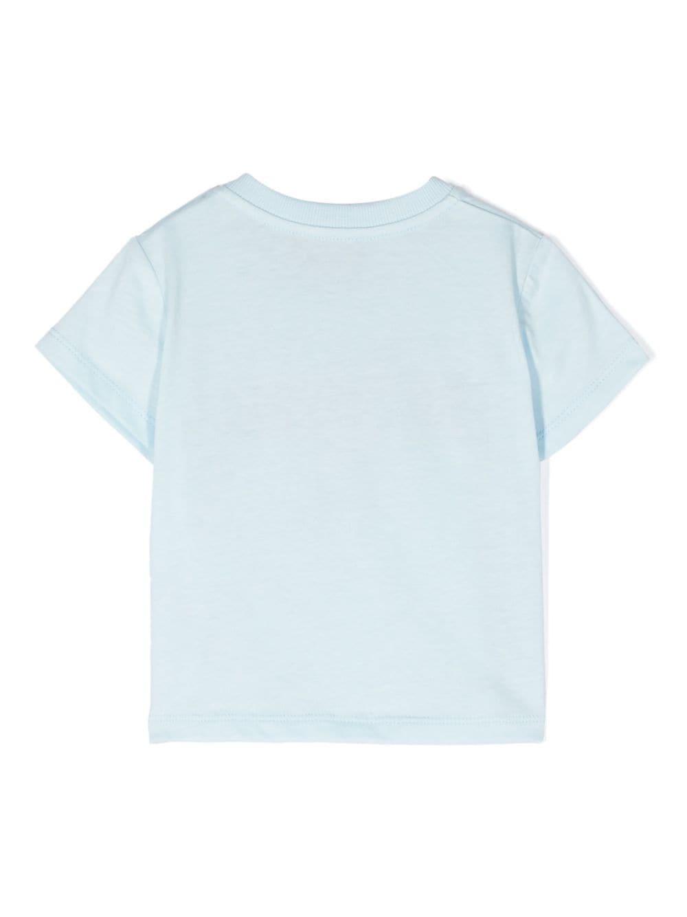 Moschino Kids T-shirt met teddybeerprint Blauw