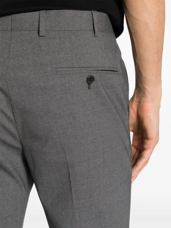 Emporio Armani single-breasted Virgin Wool Suit | Grey