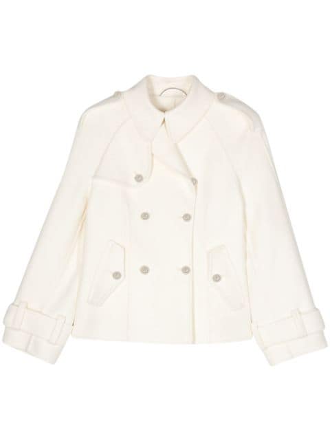 Ermanno Scervino double-breasted short trench coat