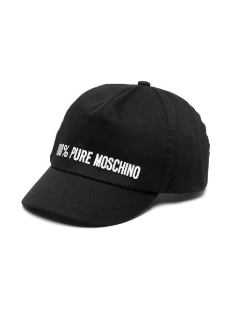 Moschino Kids gorra con logo estampado