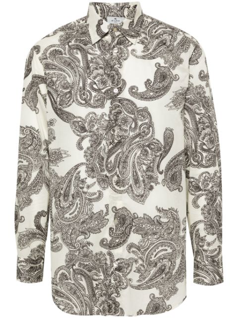 ETRO paisley-print cotton shirt