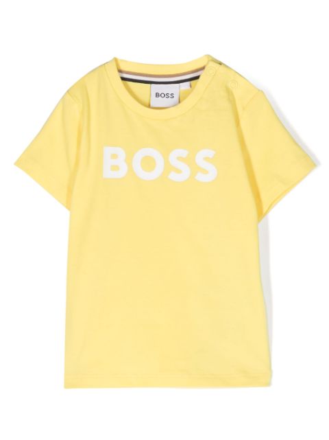 BOSS Kidswear playera con logo estampado