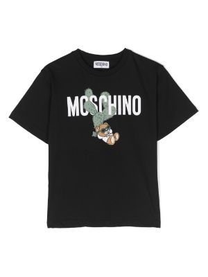 Moschino Kids Teddy Bear Cotton T-shirt - Farfetch