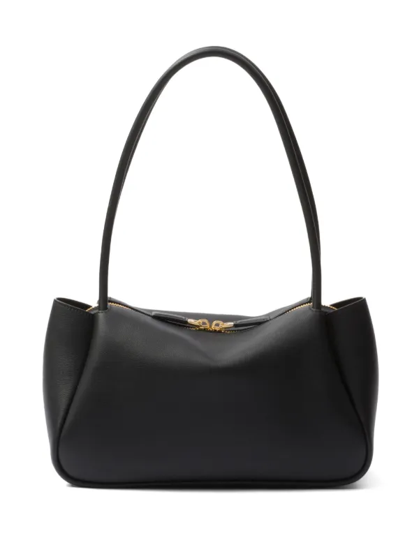 ショルダーバッグ・ポシェット *PRADA* Triangle Logo Shoulder Bag Black 1BD0822CYRF0002 1BD Prada Leather Triangle Shoulder Bag | RADPRESENT