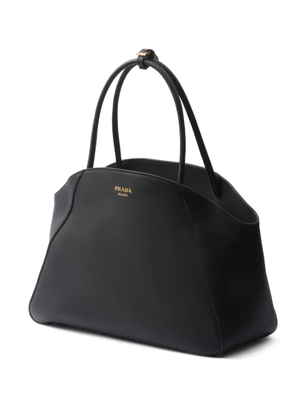 PRADA＊Large leather tote レザー ラージトートバッグ＊送料込 Prada Large Leather Tote Bag with Zipper Closure | Saks