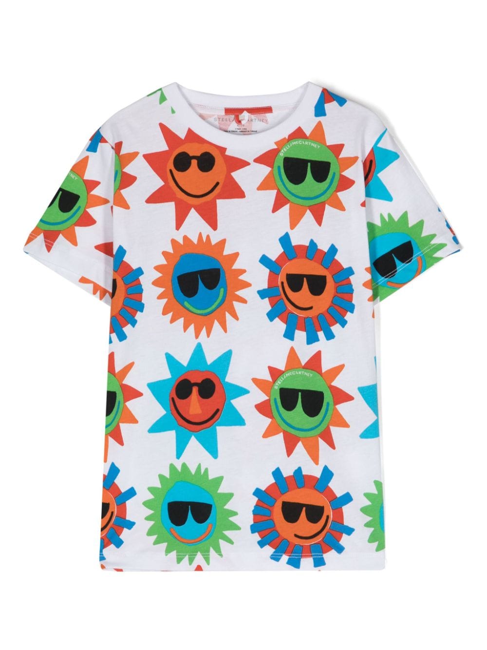 Stella McCartney Kids T-shirt met print Wit