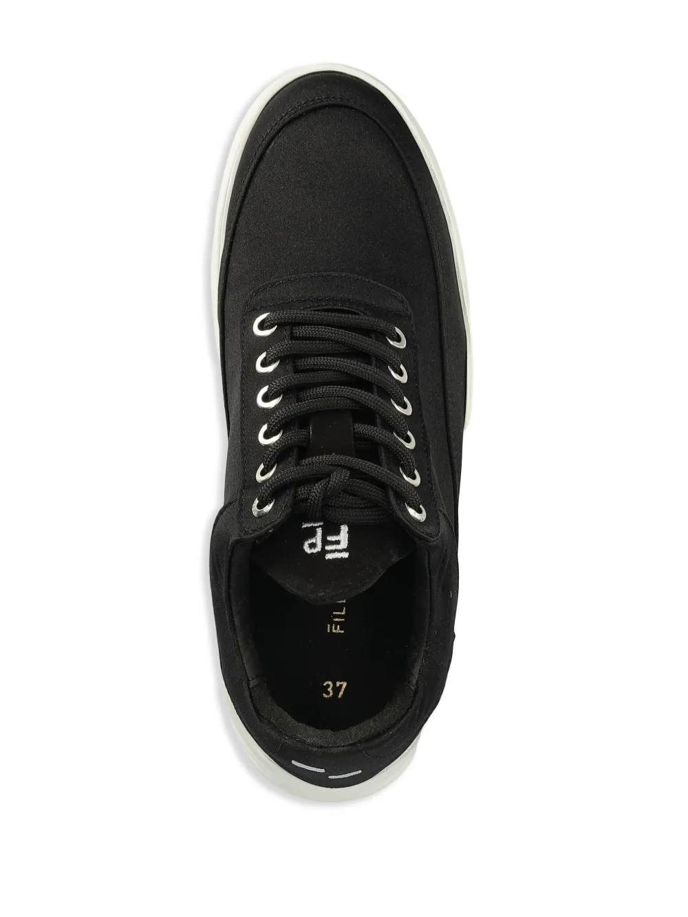 Filling Pieces logo-embroidered sneakers Black