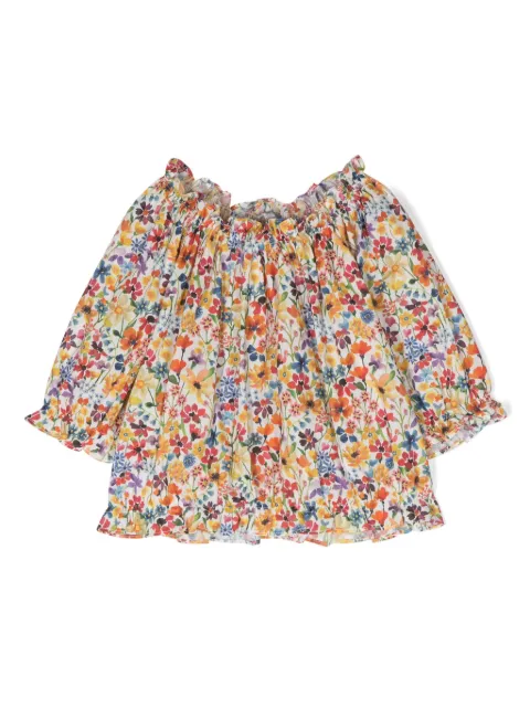 Il Gufo floral-print cotton blouse