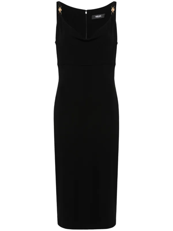 【関税＆送料込み】Versace Dress With Medusa '95 Medusa '95 cady minidress in black - Versace | Mytheresa