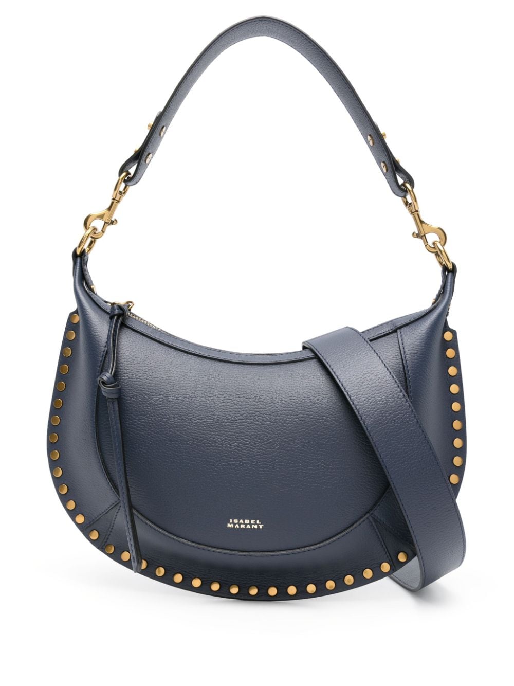 Isabel Marant Naoko Leather Shoulder Bag In Blue