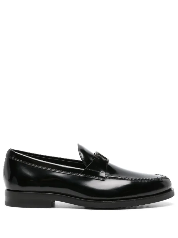 Men’s “TOD’S” Black Patent Leather Slip on Loafers Woman BLACK City Gommino Loafers in Patent Leather  main image 4