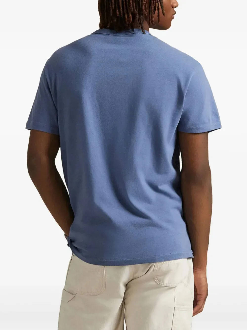 Polo Ralph Lauren Katoenen T-shirt met borduurwerk Blauw