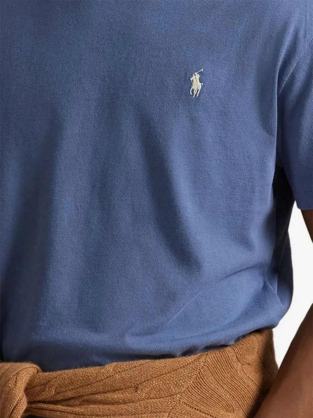 Polo Ralph Lauren Katoenen T-shirt met borduurwerk Blauw