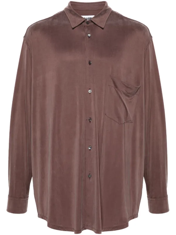 Magliano シルクシャツ | パープル | FARFETCH JP