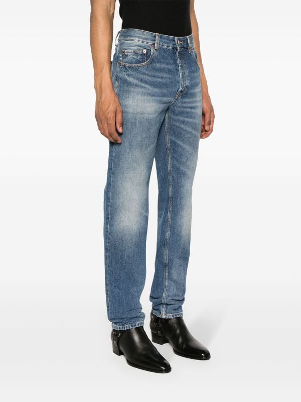 Saint Laurent low-rise straight-leg Jeans - Farfetch