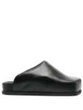 YUME YUME Truck leather slippers - Black