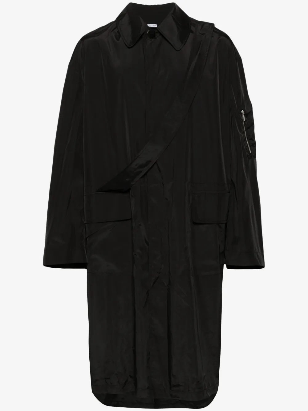 Random Identities single-breasted padded coat | Black | Image 1