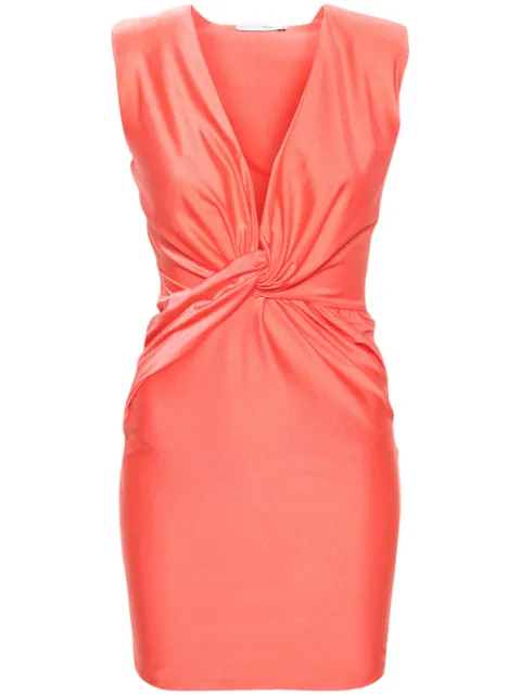 Amen twist-detail minidress HMS24416 - 0