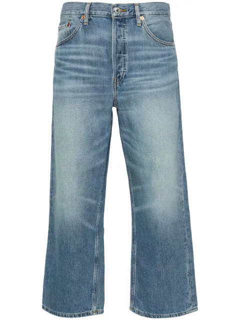 RE/DONE mid-rise cropped jeans