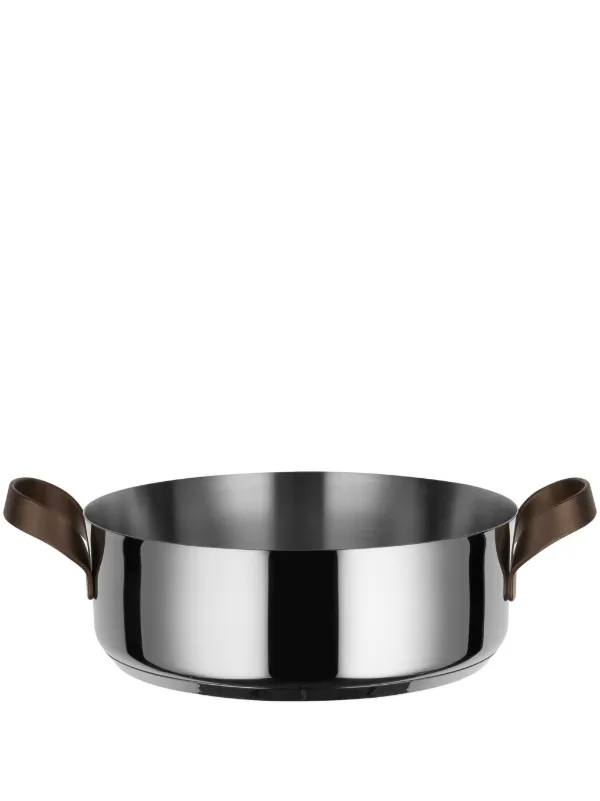 Alessi Edo Low Casserole ステンレス鍋24cm | シルバートーン Alessi Edo Low Casserole ステンレス鍋24cm | シルバートーン