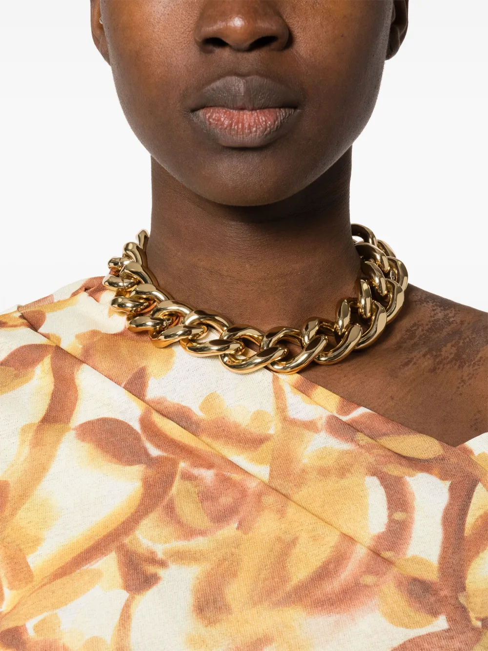 ISABEL MARANT curb-chain choker necklace - Goud