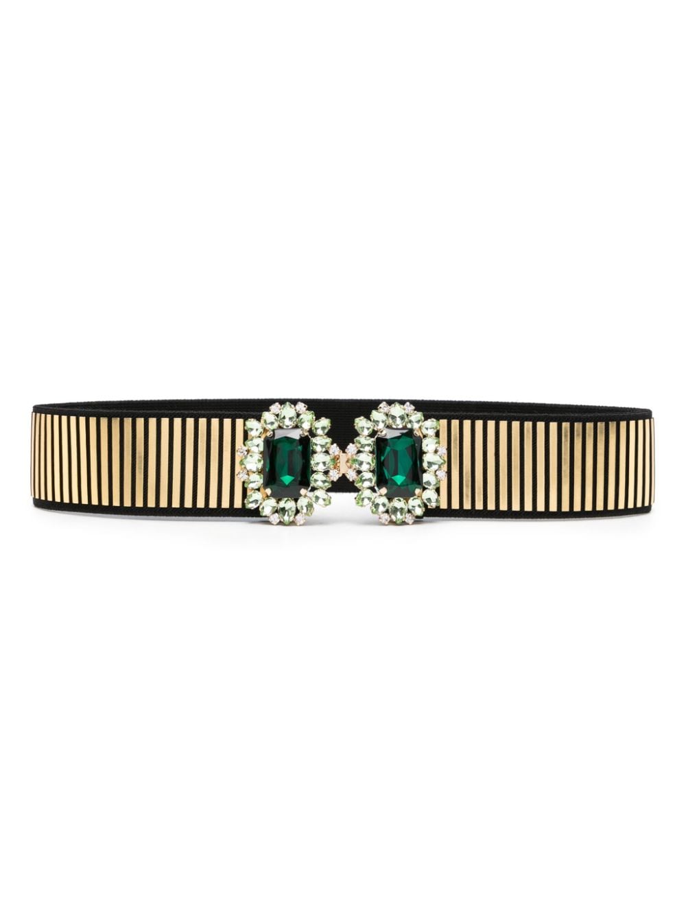 Giambattista Valli Crystal-embellished Belt In Gold