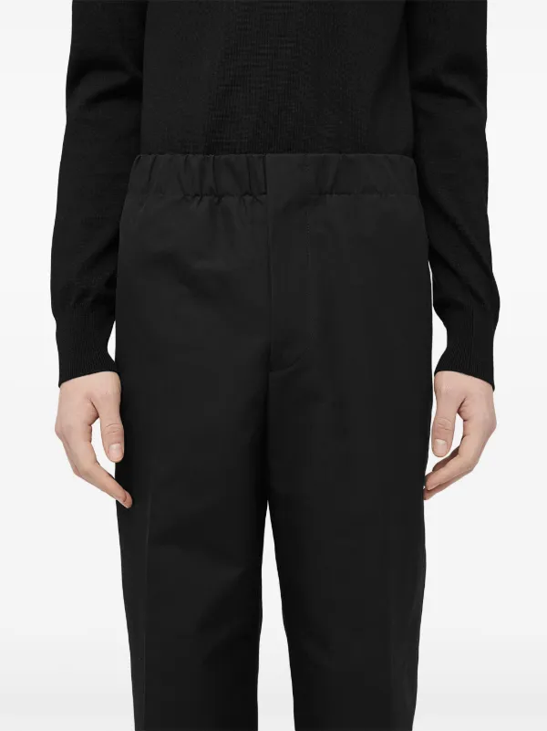 Jil Sander パンツ Jil Sander ハイウエスト テーパードパンツ | ブラック