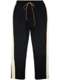 RHUDE side-stripe straight-leg track pants - Blue