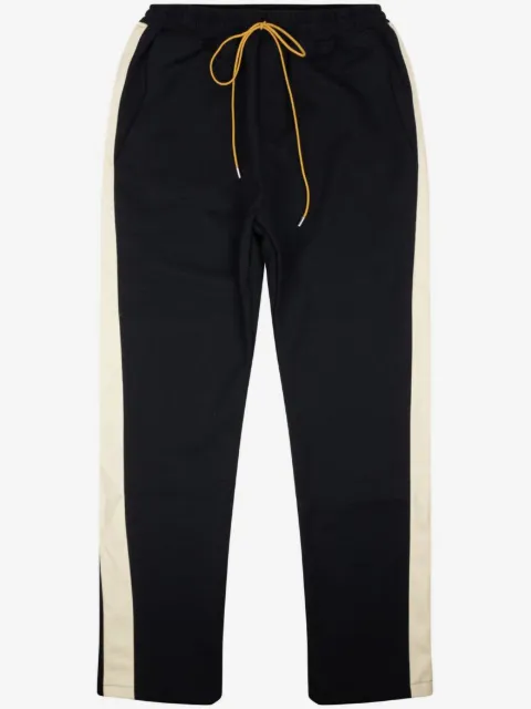 RHUDE pants rectos con motivo de rayas