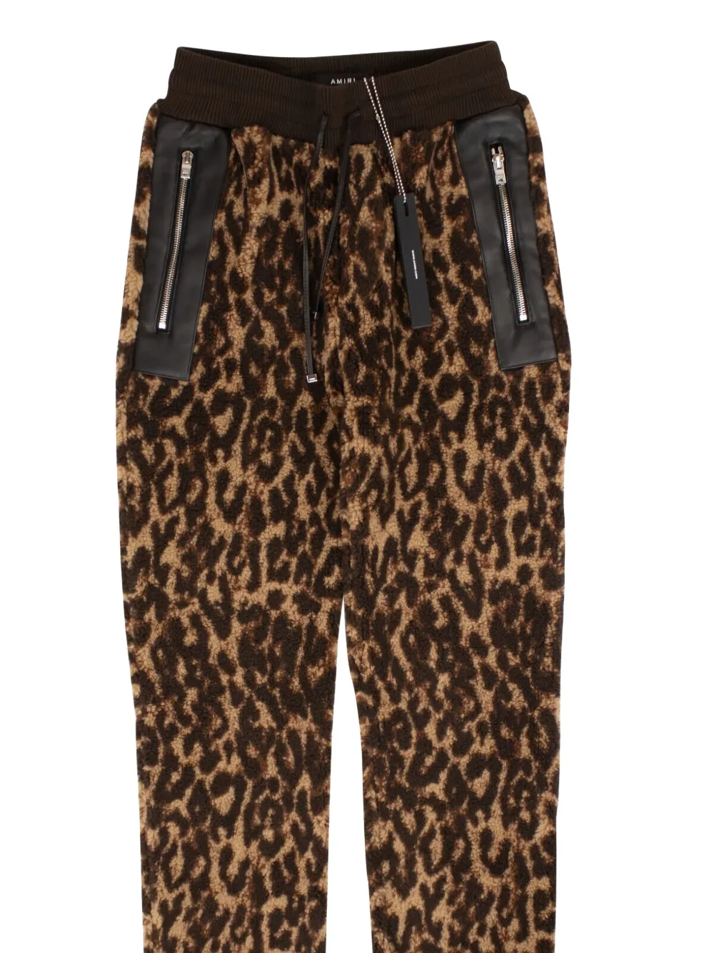 AMIRI Broek met luipaardprint Bruin