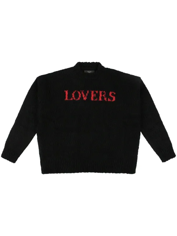 AMIRI Lovers Wool Jumper | Black | FARFETCH