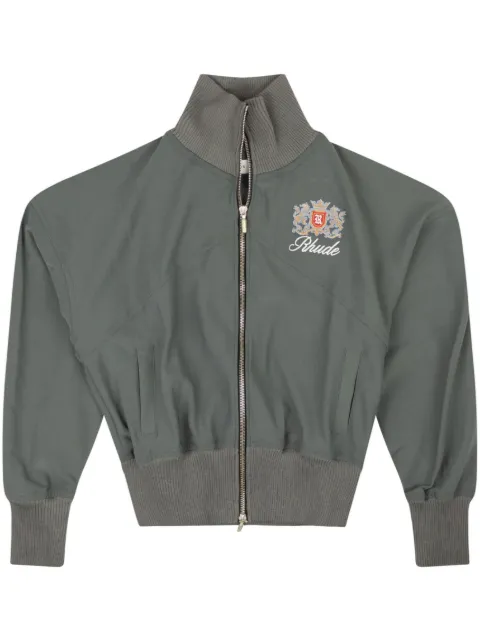 RHUDE Brentwood logo-print track jacket