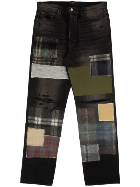 AMIRI jeans rectos con diseño patchwork