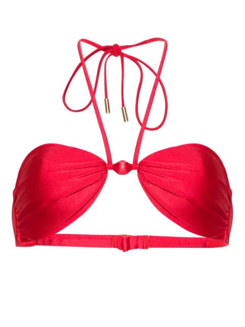 Cult Gaia Euphrasia beaded bikini top