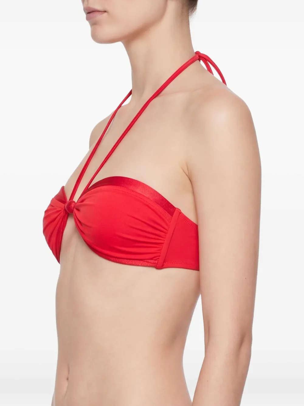Cult Gaia Euphrasia bikinitop met kralen Rood