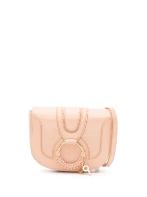 Mini hana leather store crossbody bag