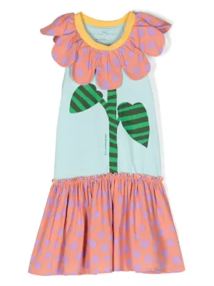 Stella McCartney Kids Patchwork Dungaree Dress - Farfetch