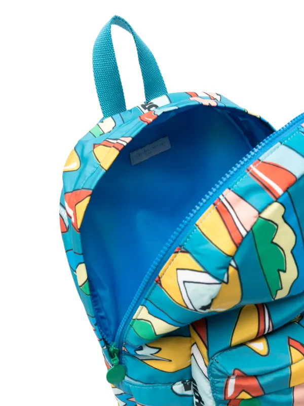 Stella McCartney Kids surfboard print Backpack Farfetch