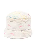 Missoni Kids embroidered bucket hat - Neutrals