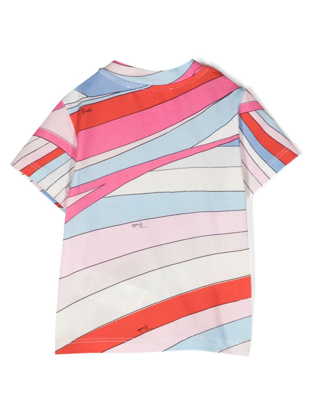 Shop Pucci Junior Iride-print Jersey T-shirt In White