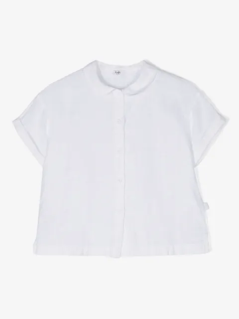 Il Gufo Camisa de linho mangas curtas