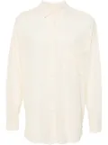 Magliano Intimo log-sleeve ribbed shirt - Neutrals