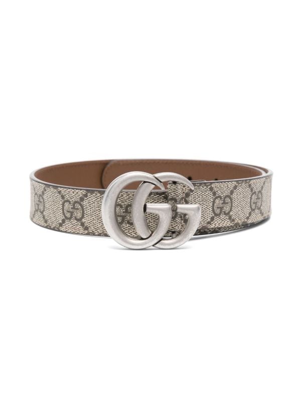 Children's leather shop double g belt