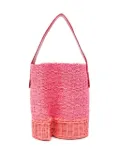 sacai interwoven bucket bag - Pink