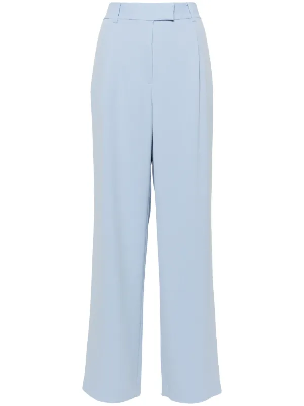 Simkhai Tailored Crepe Trousers in Blue
