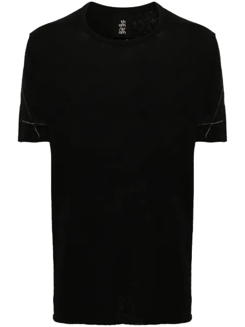Thom Krom decorative-stitching fine-knit T-shirt
