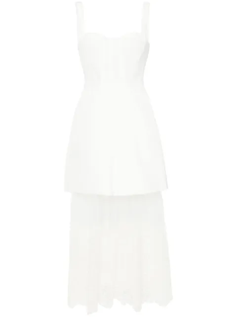 Simkhai Callan floral-embroidered minidress